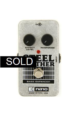 Electro Harmonix Steel Leather Bass Expander Electro Harmonix Steel Leather Bass Expander